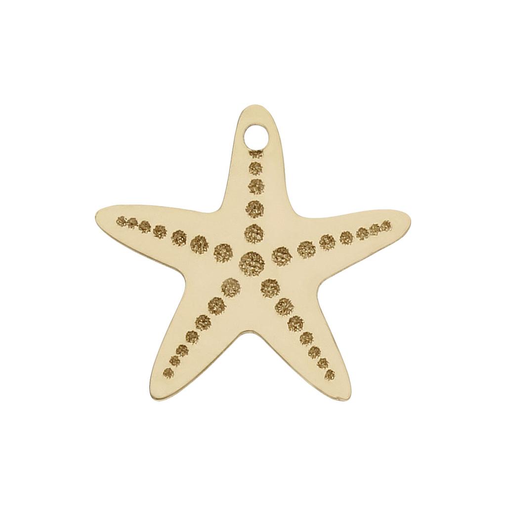 MI HISTORIA - ABALORIO ORO 18KL ESTRELLA MAR