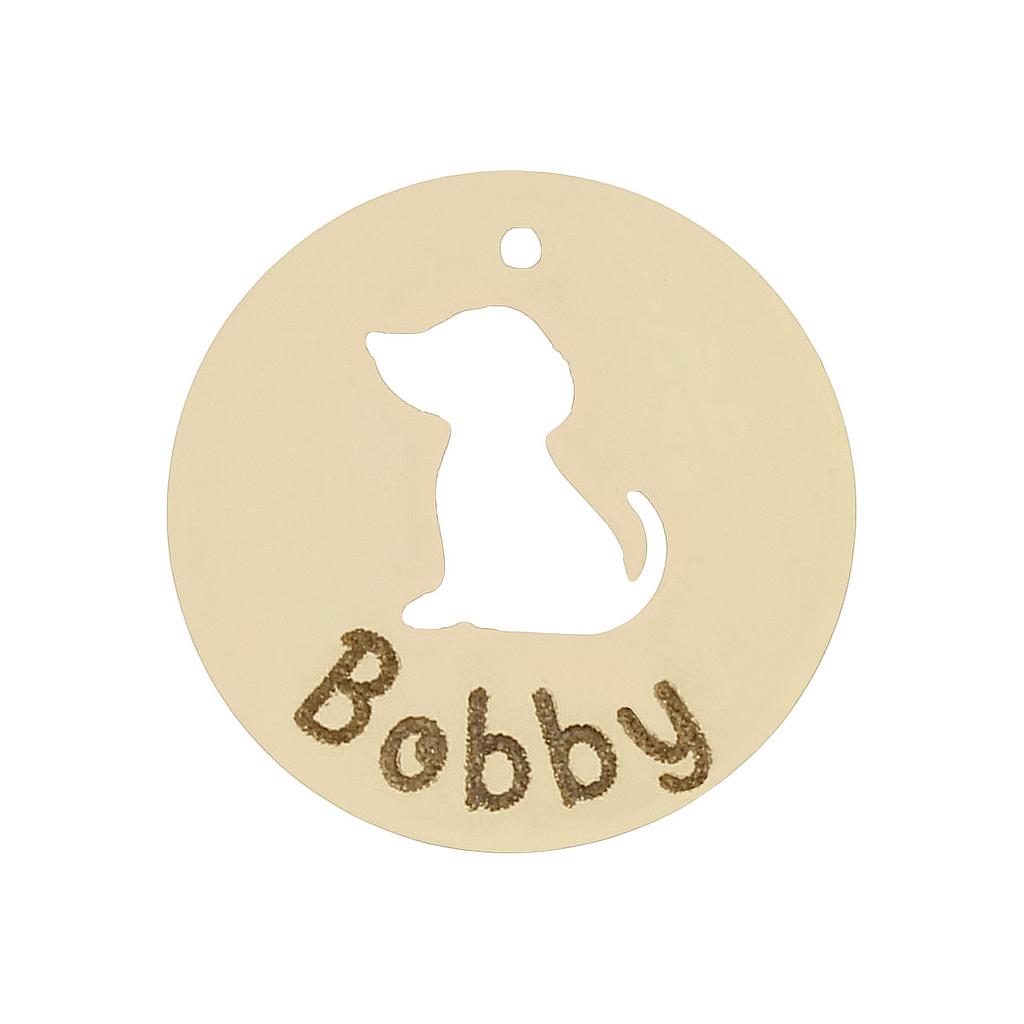 MI HISTORIA - ABALORIO ORO 18KL PERRO