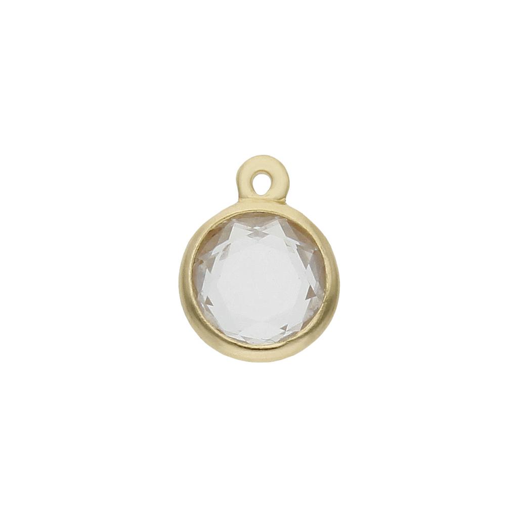 MI HISTORIA - ABALORIO ORO 18KL CIRCONITA