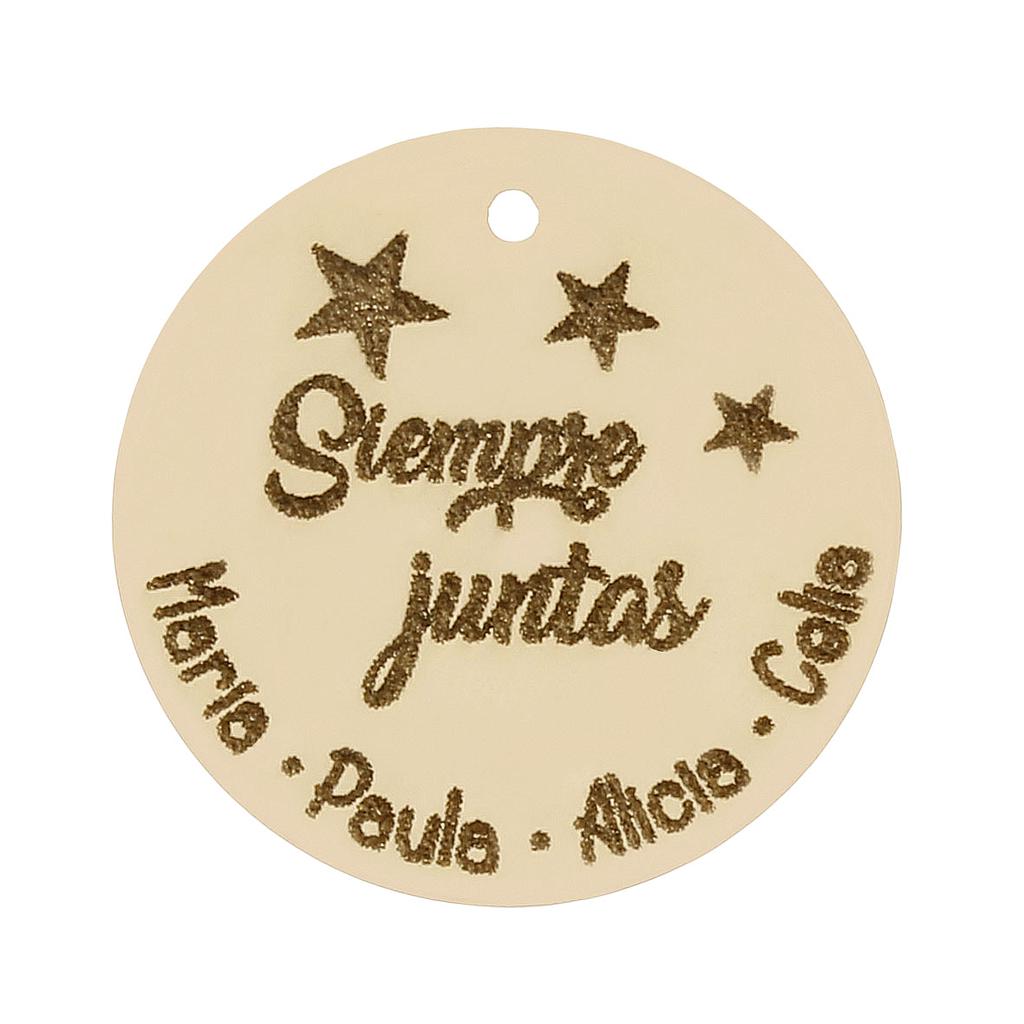 MI HISTORIA - ABALORIO ORO 18KL AMIGAS