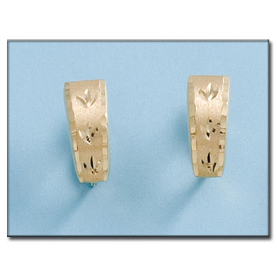 PENDIENTES ORO TALLADO