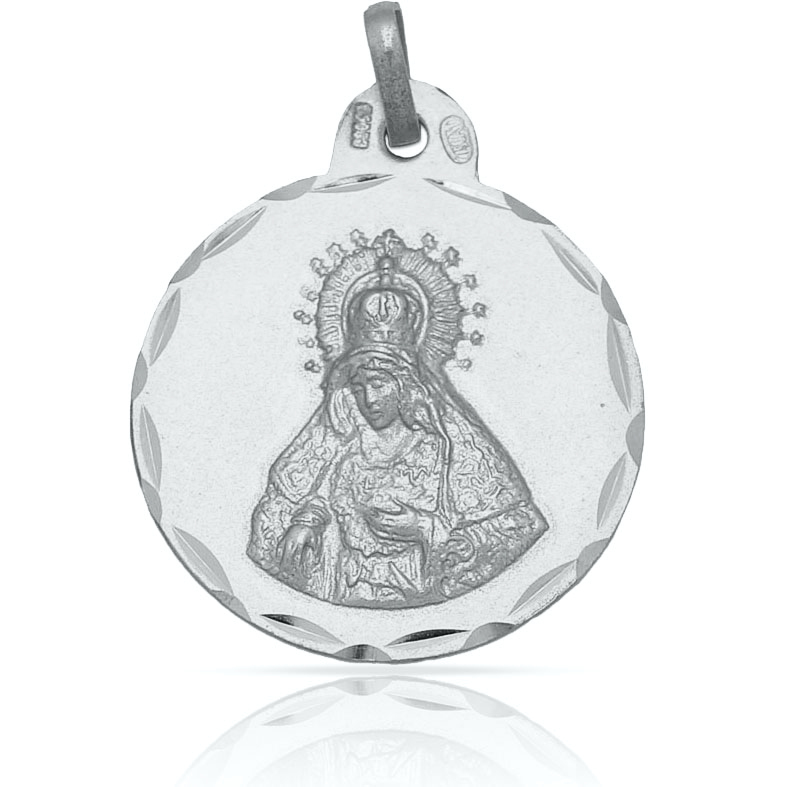 MEDALLA PLATA 925MM V. DE LA MACARENA - 19MM