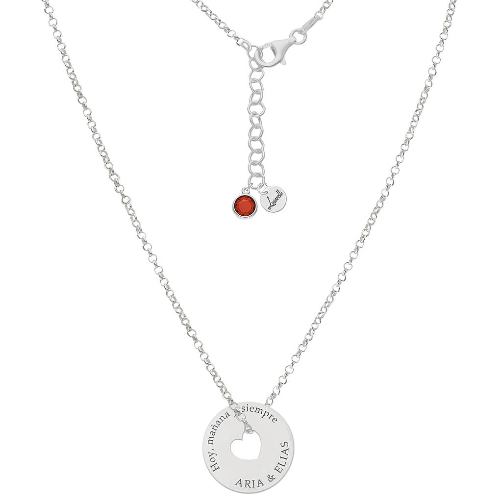 GARGANTILLA PLATA 925MM - HOY, MAÑANA Y SIEMPRE