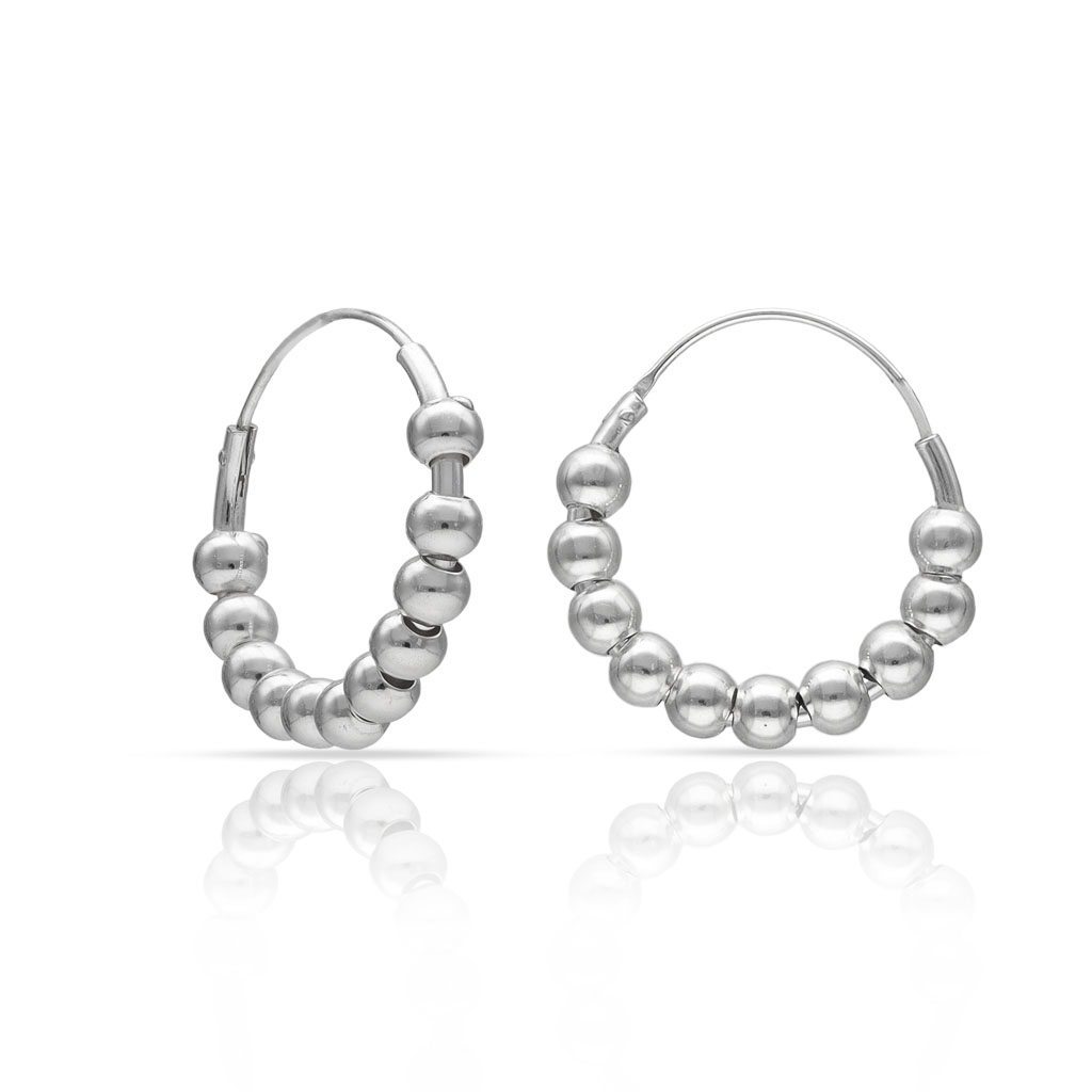 AROS PLATA 925MM BOLAS - 13MM
