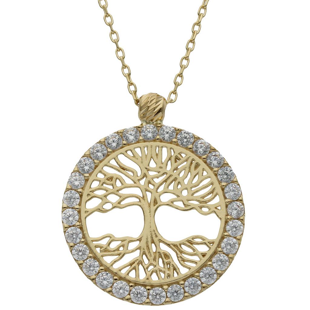 GARGANTILLA ORO 18KL ARBOL DE LA VIDA - 16MM
