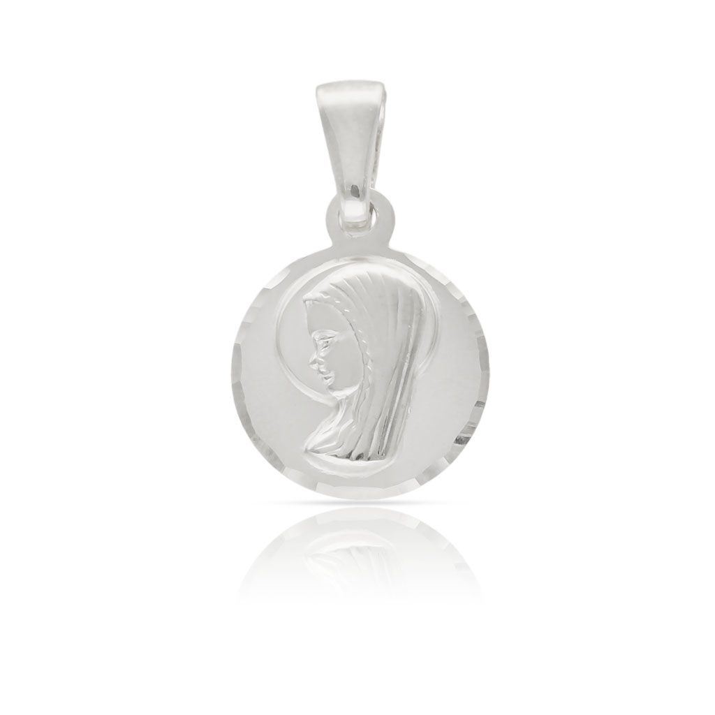 MEDALLA PLATA 925MM VIRGEN NIÑA - 14MM