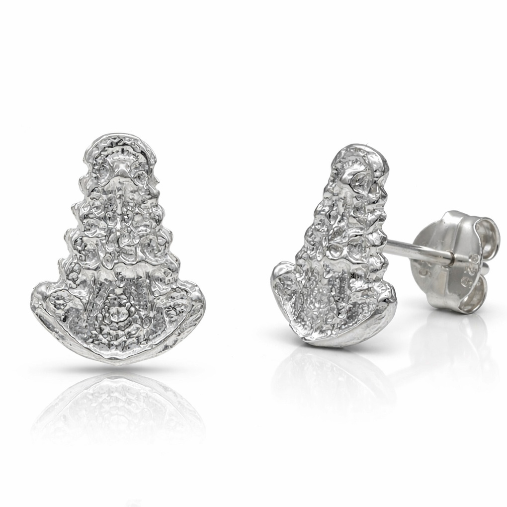 PENDIENTES PLATA 925MM VIRGEN DEL ROCIO