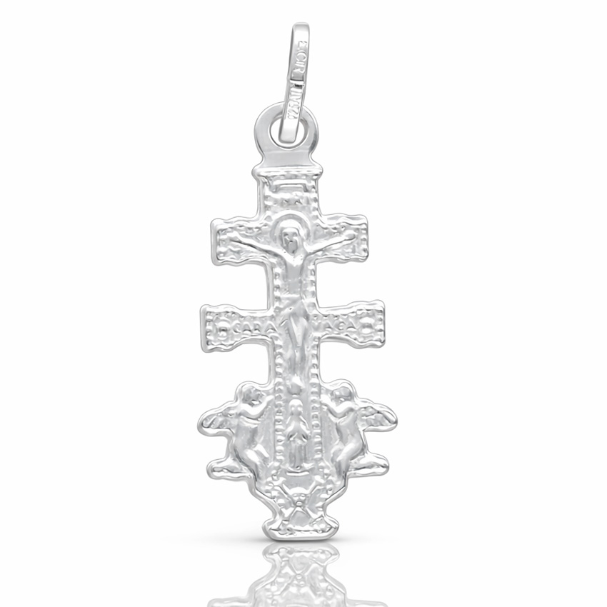 CRUZ PLATA 925MM CARAVACA - 12x28MM