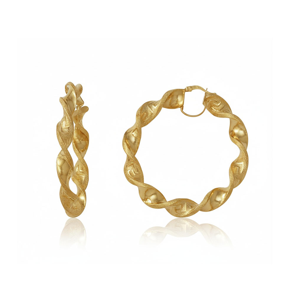 AROS ORO 18KL GRECA 45MM