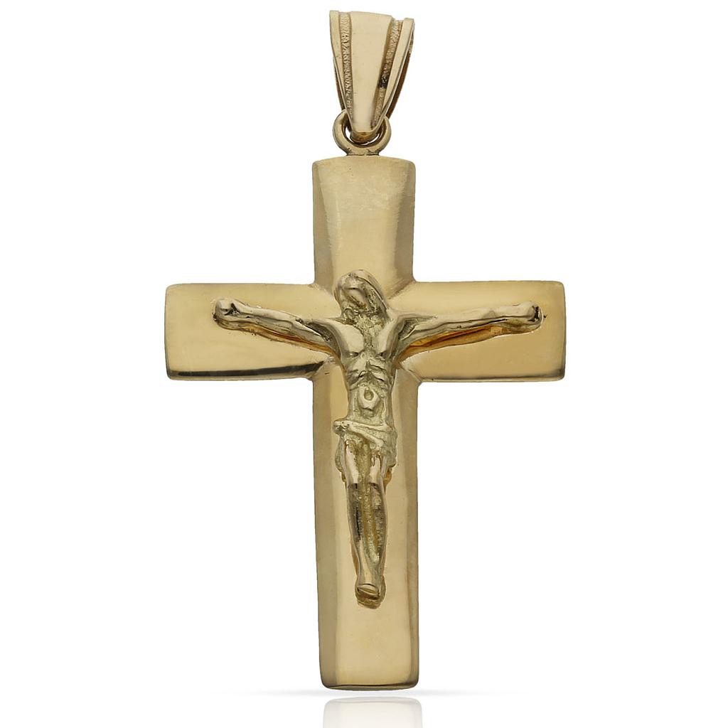 CRUZ ORO 18KL CRISTO - 23x37MM