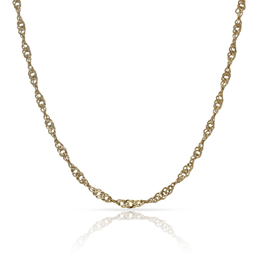 CADENA ORO 18KL SINGAPUR - 2.50MM