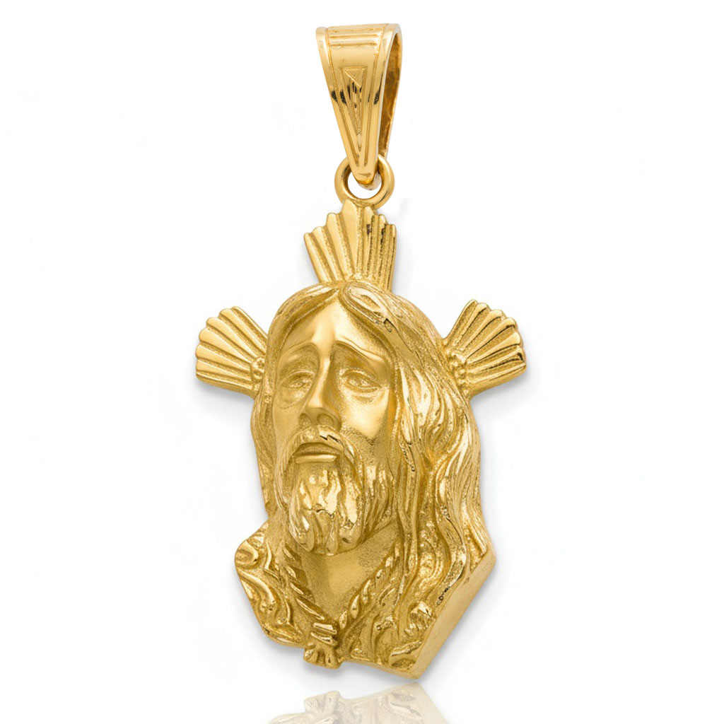 CABEZA ORO 18KL CRISTO - 33X50MM