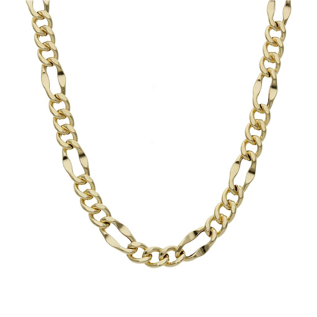 COLLAR ORO 18KL HUECO 3x1 - 4.50 MM