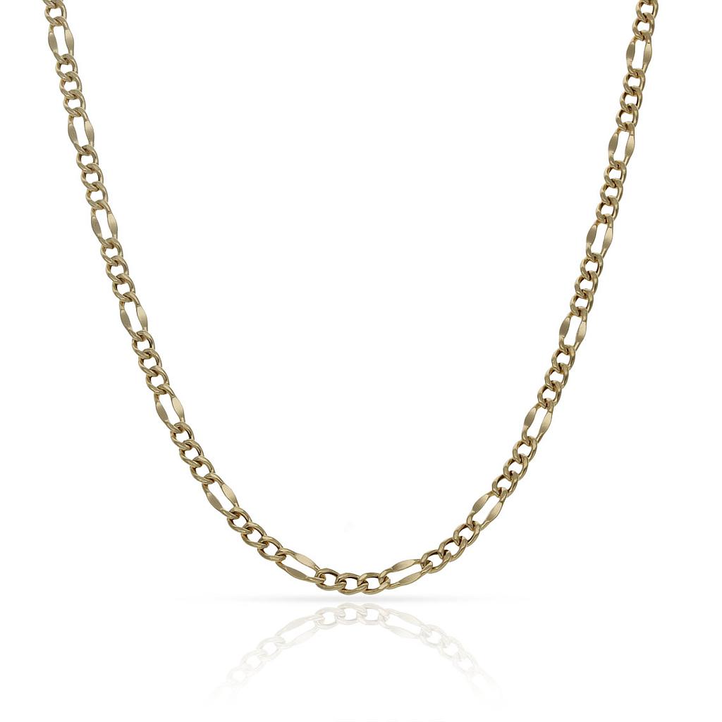 CADENA ORO 18KL HUECA 3x1 - 2.50MM