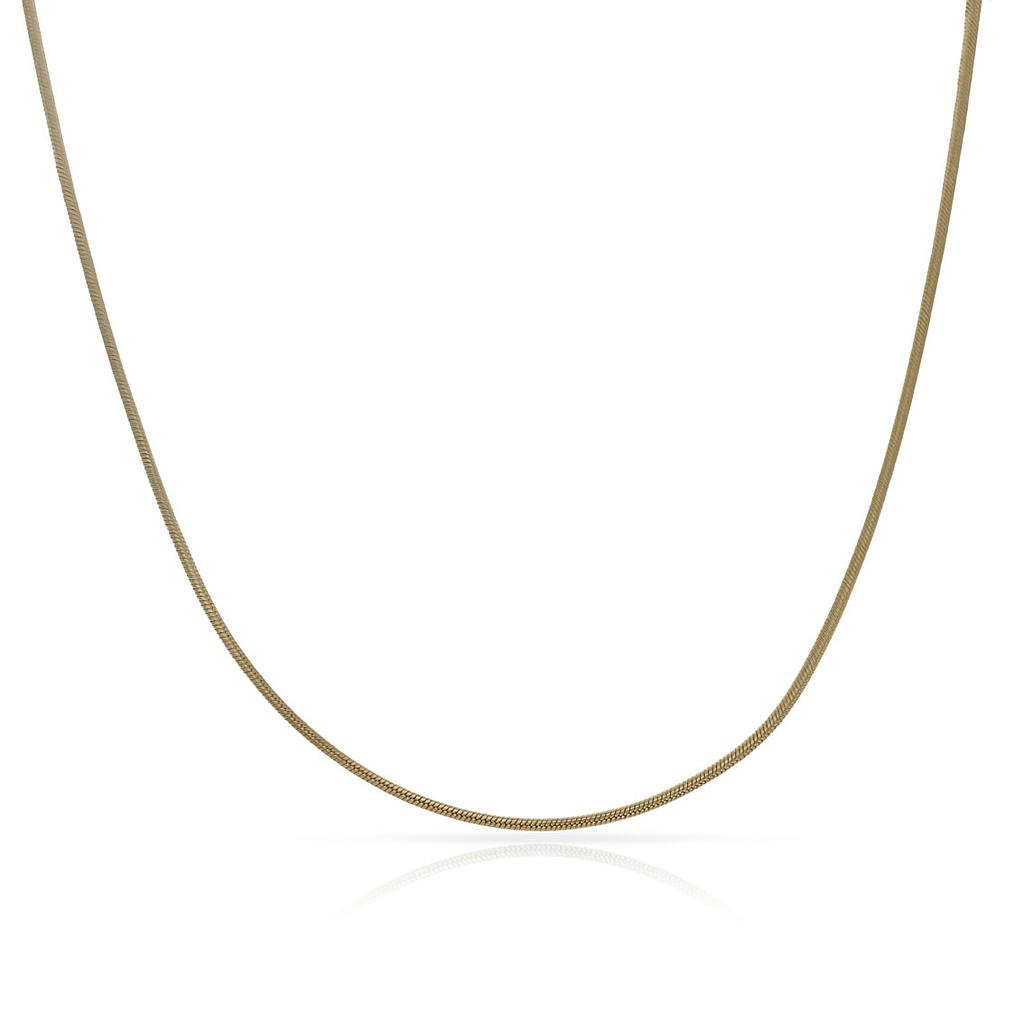 COLLAR ORO 18KL COLA TOPO AMARILLO