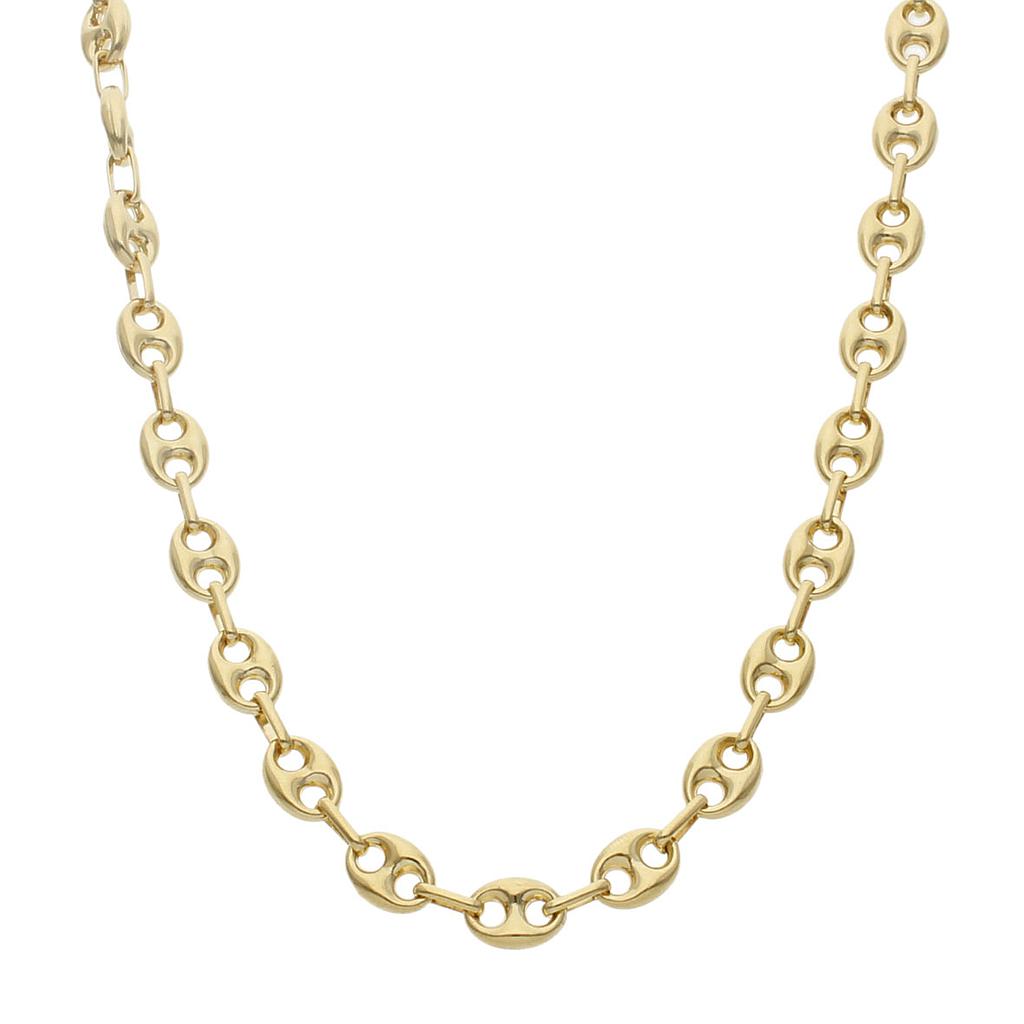 COLLAR 18KL CALABROTE HUECO - 8MM