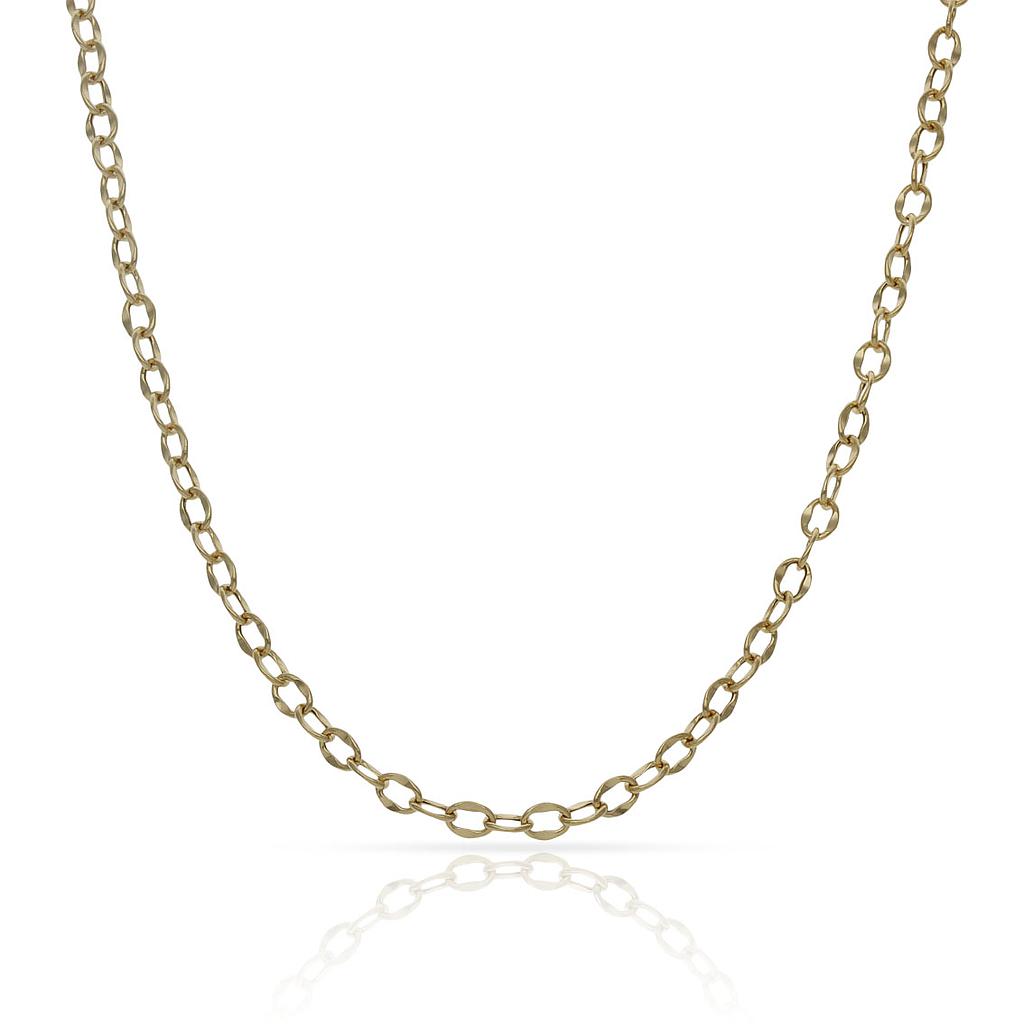 CADENA ORO 18KL FORZADA HUECA - 2.50MM