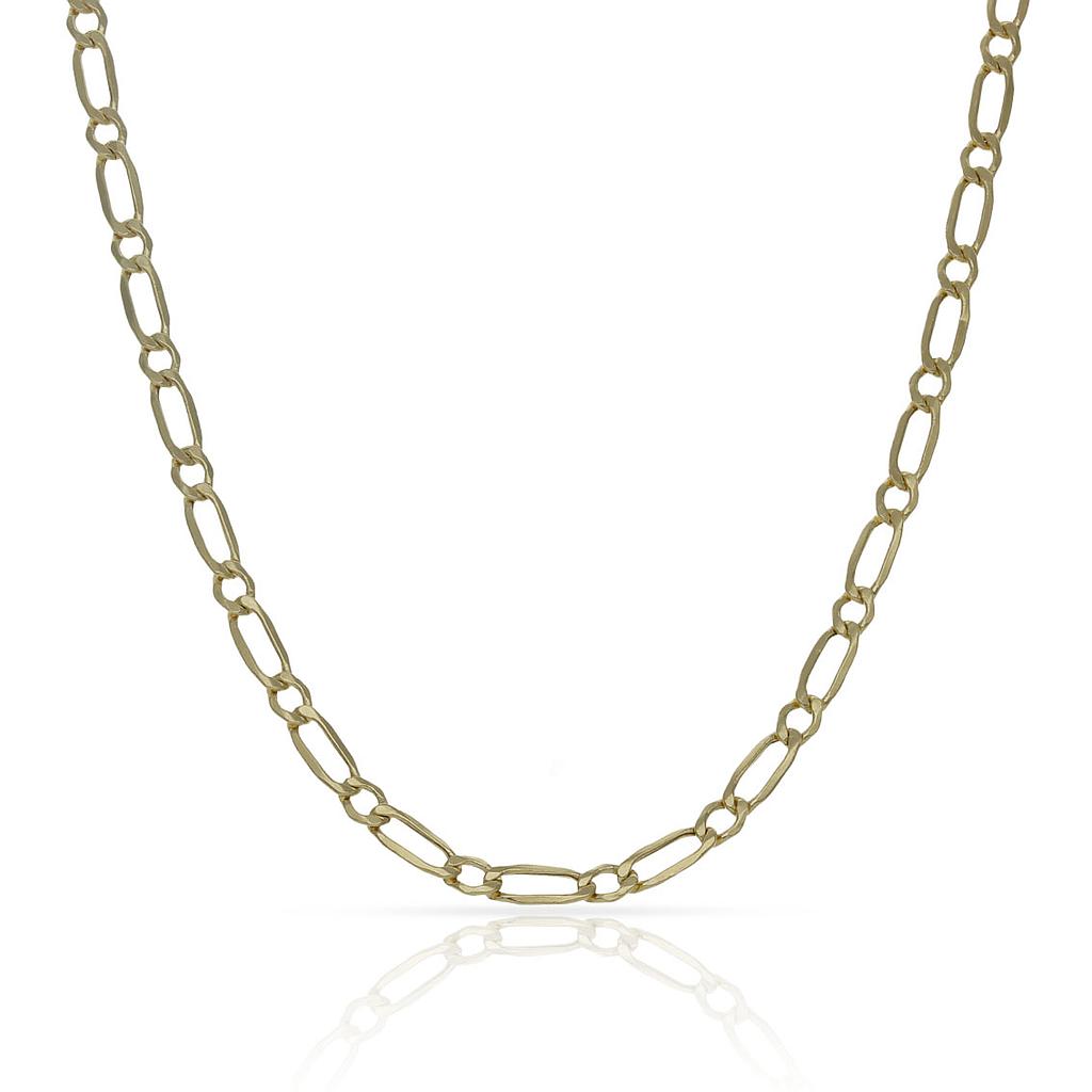 CADENA ORO 18KL 1x1 HUECA - 2.50MM