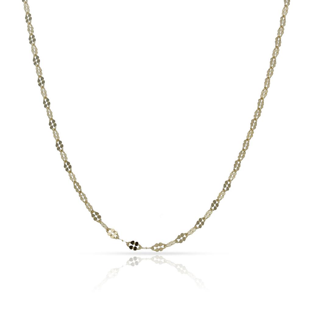 CADENA ORO 18KL HUECA - 2MM