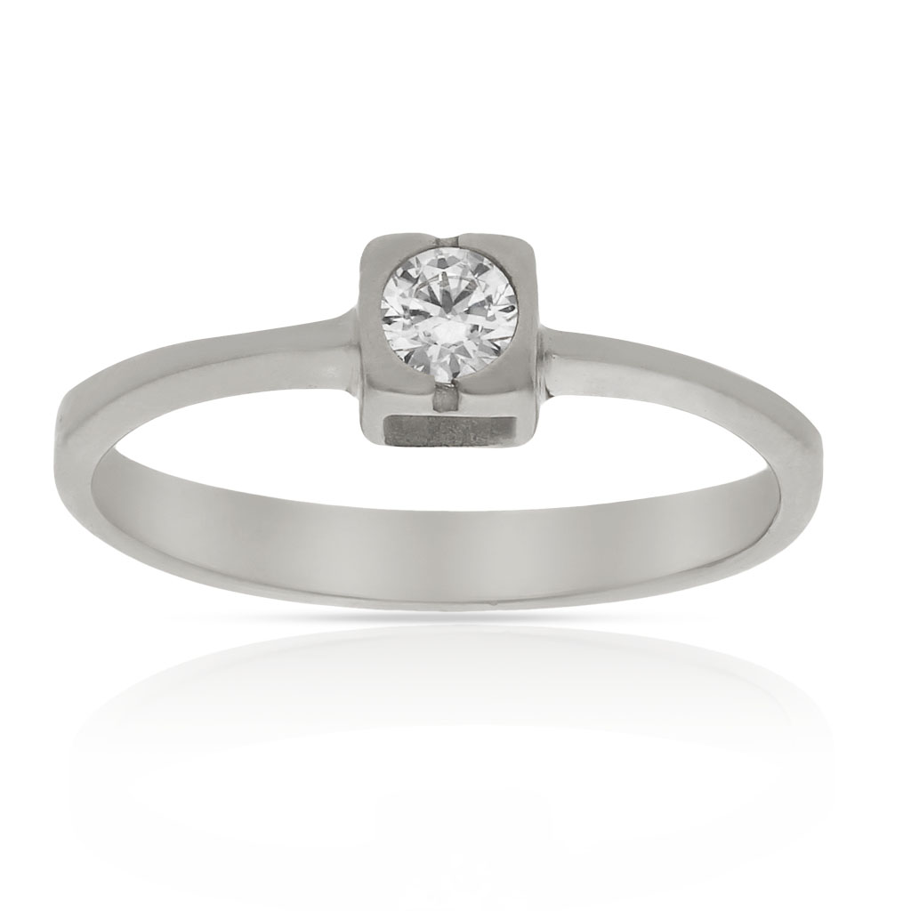 SORTIJA ORO BLANCO 18KL DIAMANTE