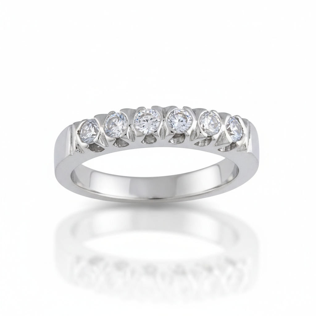 SORTIJA ORO BLANCO 18KL DIAMANTES