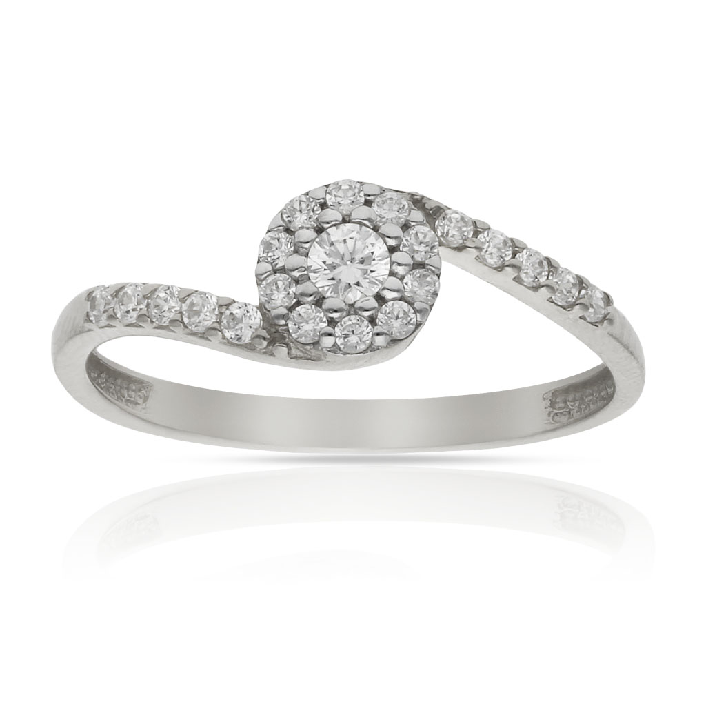 SORTIJA ORO BLANCO 18KL DIAMANTE