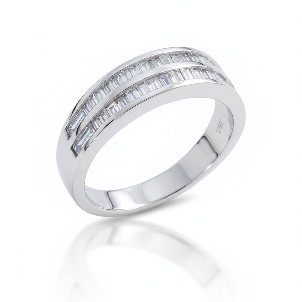 SORTIJA ORO BLANCO 18KL DIAMANTES