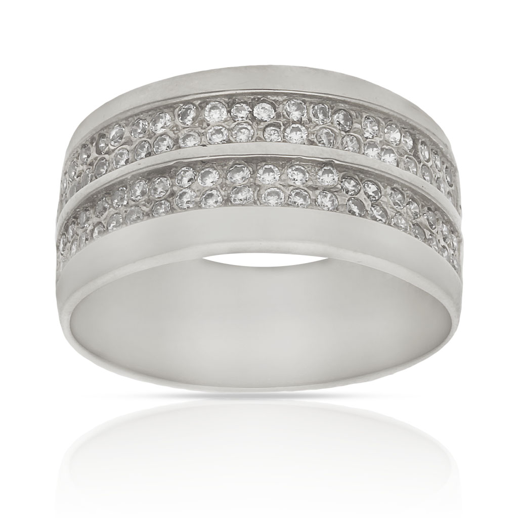 SORTIJA ORO BLANCO 18KL DIAMANTES