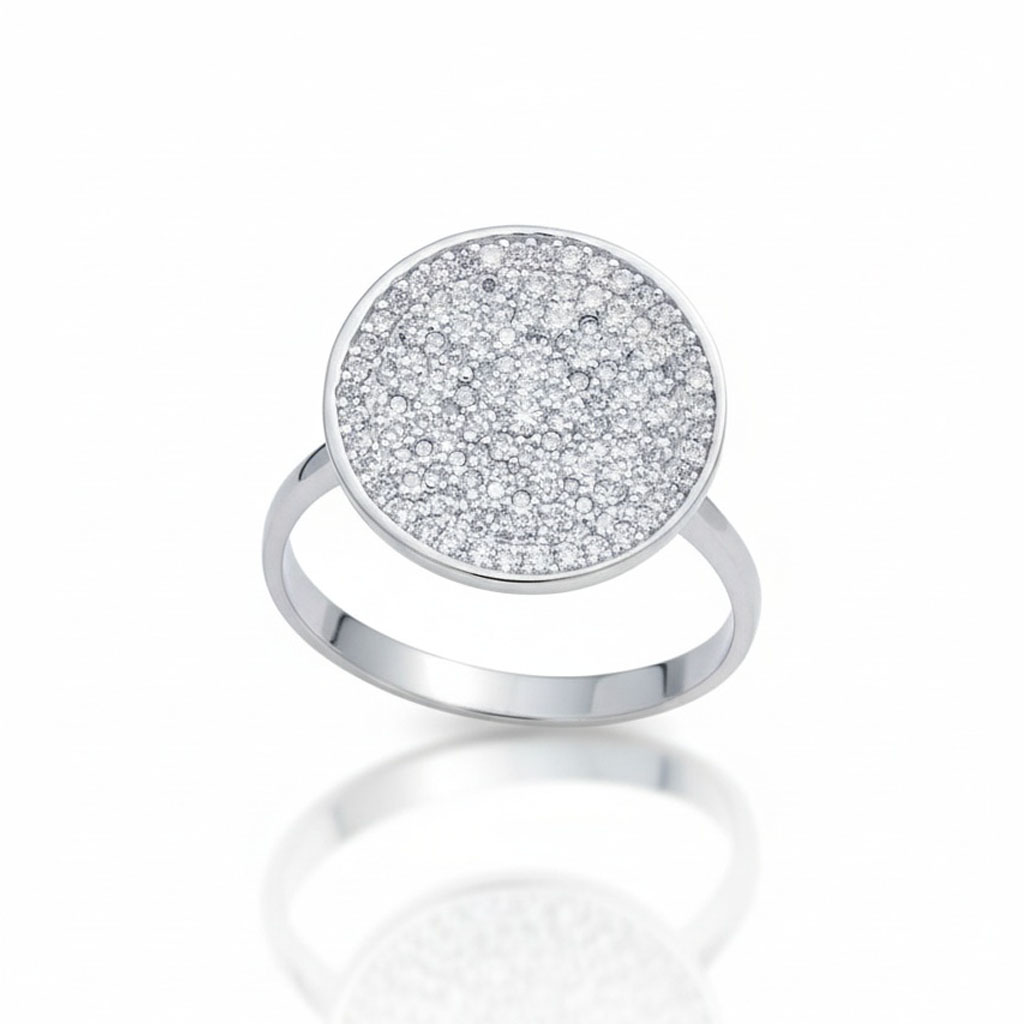 SORTIJA ORO BLANCO 18KL DIAMANTES