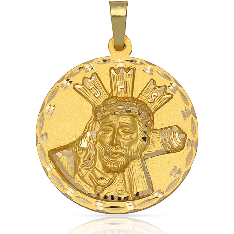 MEDALLA ORO 18KL GRAN PODER - 33MM