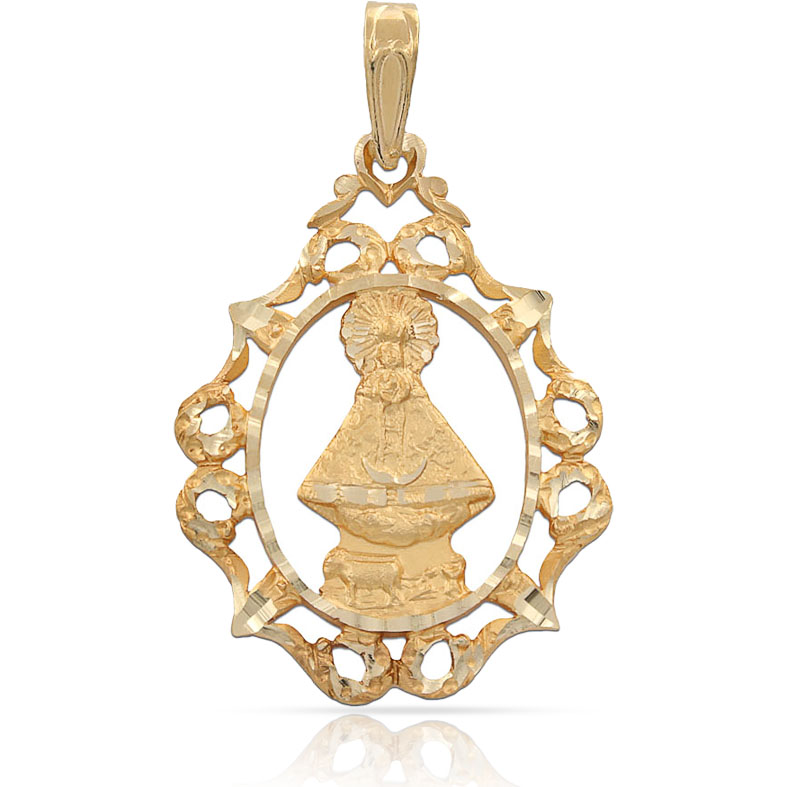 MEDALLA ORO 18KL V. DE LIDON - 25X34MM