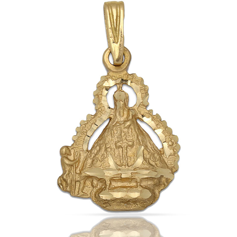 MEDALLA ORO 18KL V.DE LA CABEZA-15X23MM