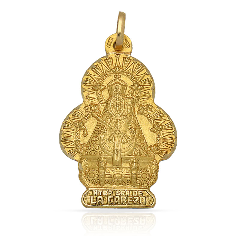 MEDALLA ORO 18KL V.DE LA CABEZA - 19X29MM