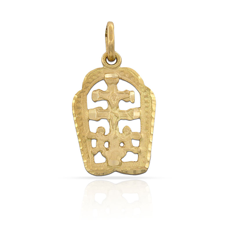 CRUZ ORO 18KL DE CARAVACA - 14X21MM