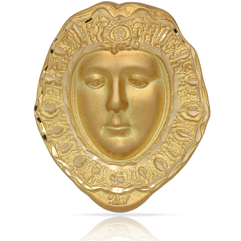 ROSTRILLO ORO 18KL V. DEL ROCIO- 32X39MM