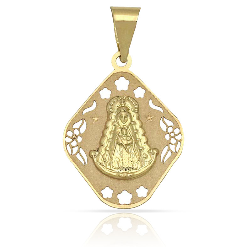 MEDALLA ORO 18KL V. DEL ROCIO - 17X22MM