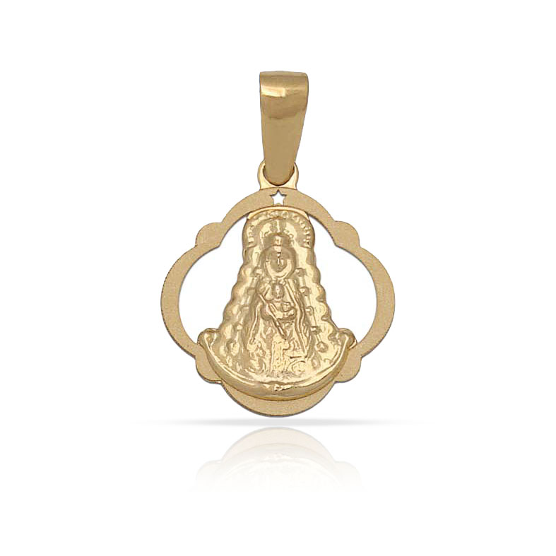 MEDALLA ORO 18KL V. DEL ROCIO - 15X17MM
