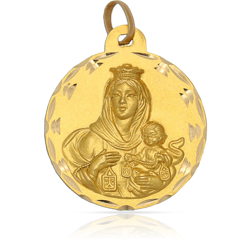 MEDALLA ORO 18KL V. DEL CARMEN - 23MM