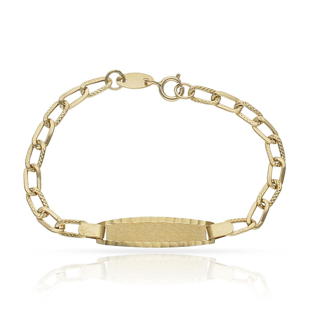 PULSERA ORO 18KL PLACA