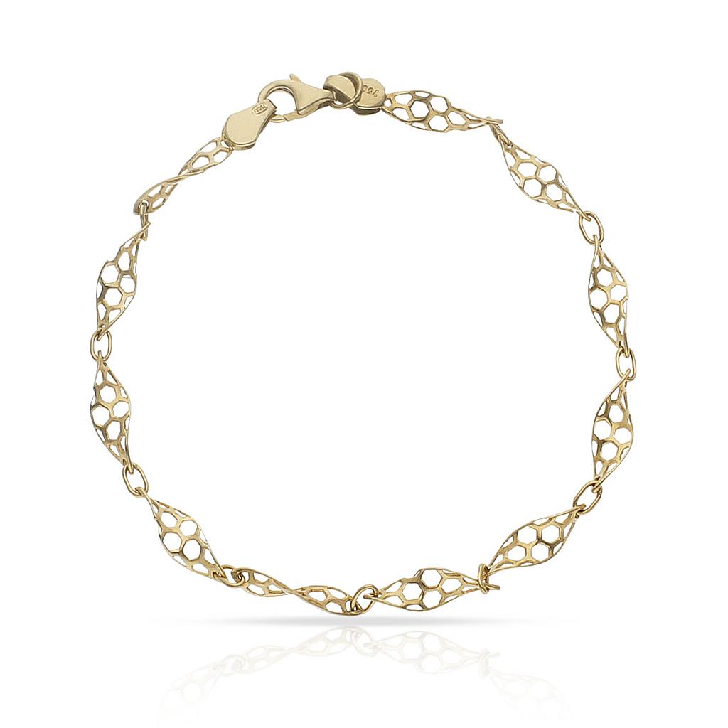 PULSERA ORO 18KL TROQUELADA