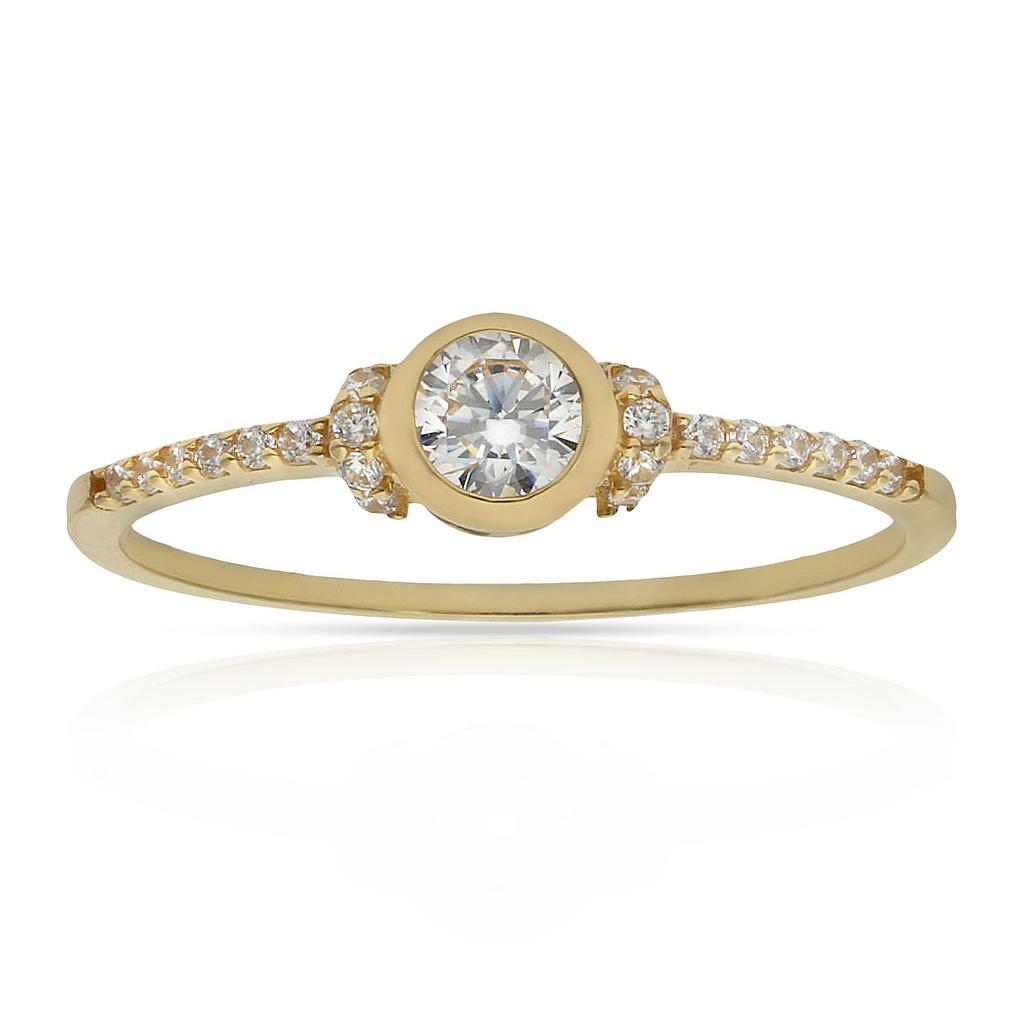 SORTIJA ORO 18KL CIRCONITAS