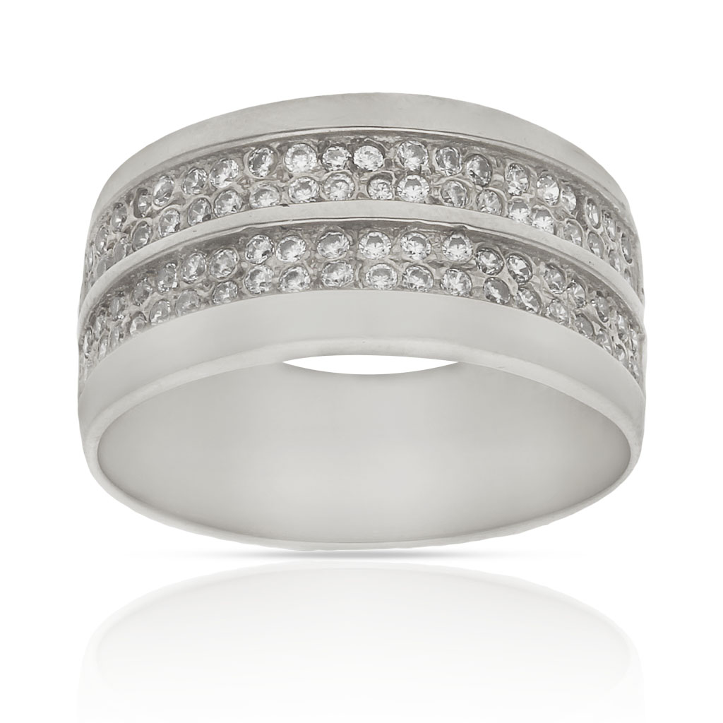 SORTIJA ORO BLANCO 18KL CIRCONITAS