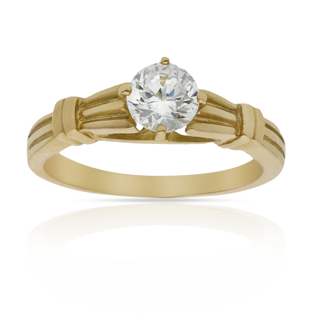 SORTIJA ORO 18KL CIRCONITA