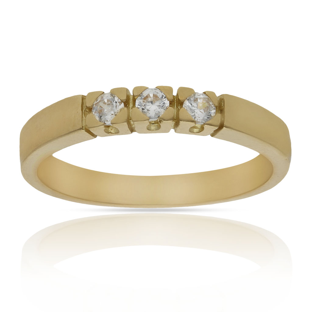 SORTIJA ORO 18KL CIRCONITAS