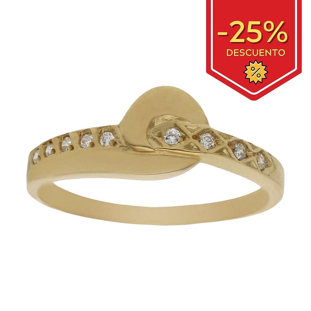 SORTIJA ORO 18KL CIRCONITAS