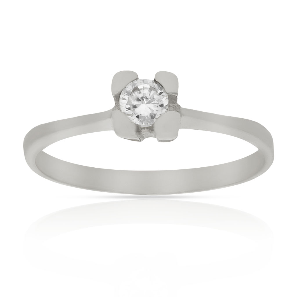 SORTIJA ORO BLANCO 18KL CIRCONITAS