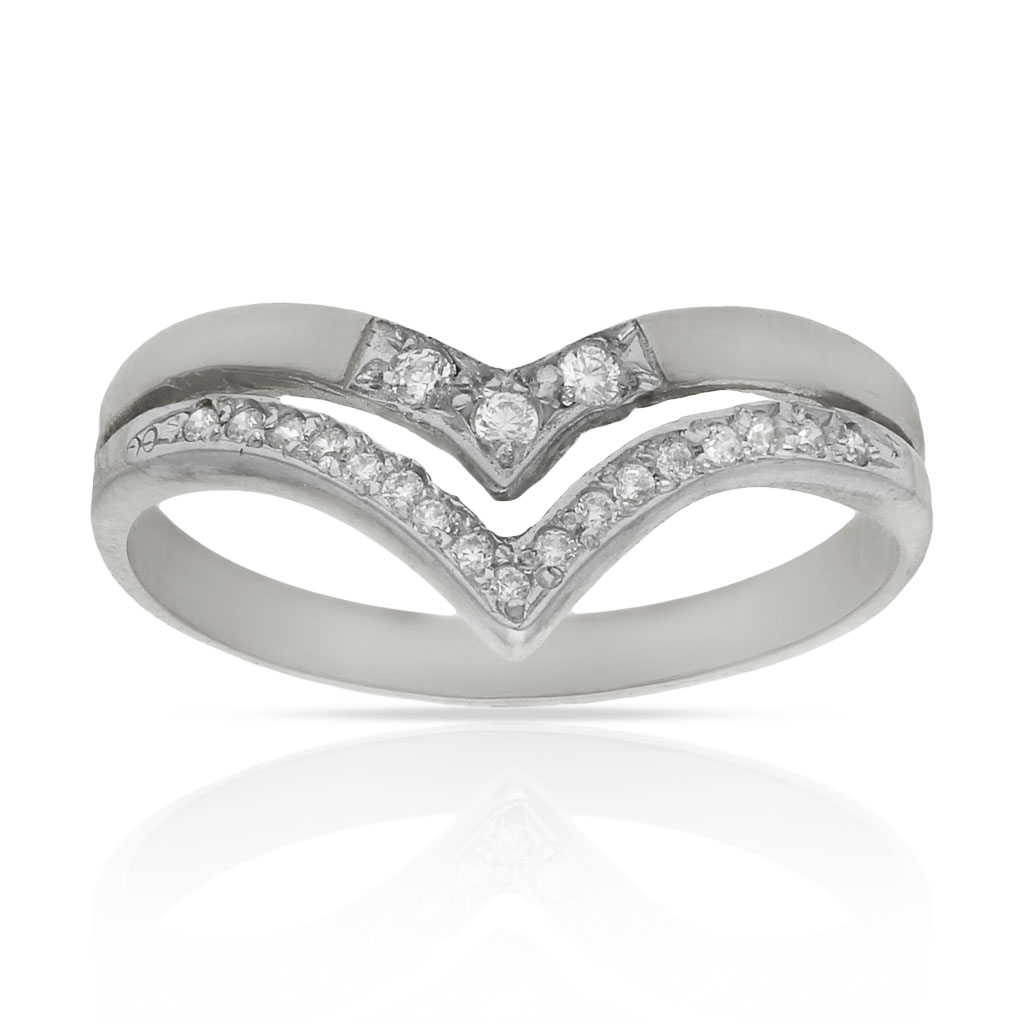 SORTIJA ORO BLANCO 18KL CIRCONITAS