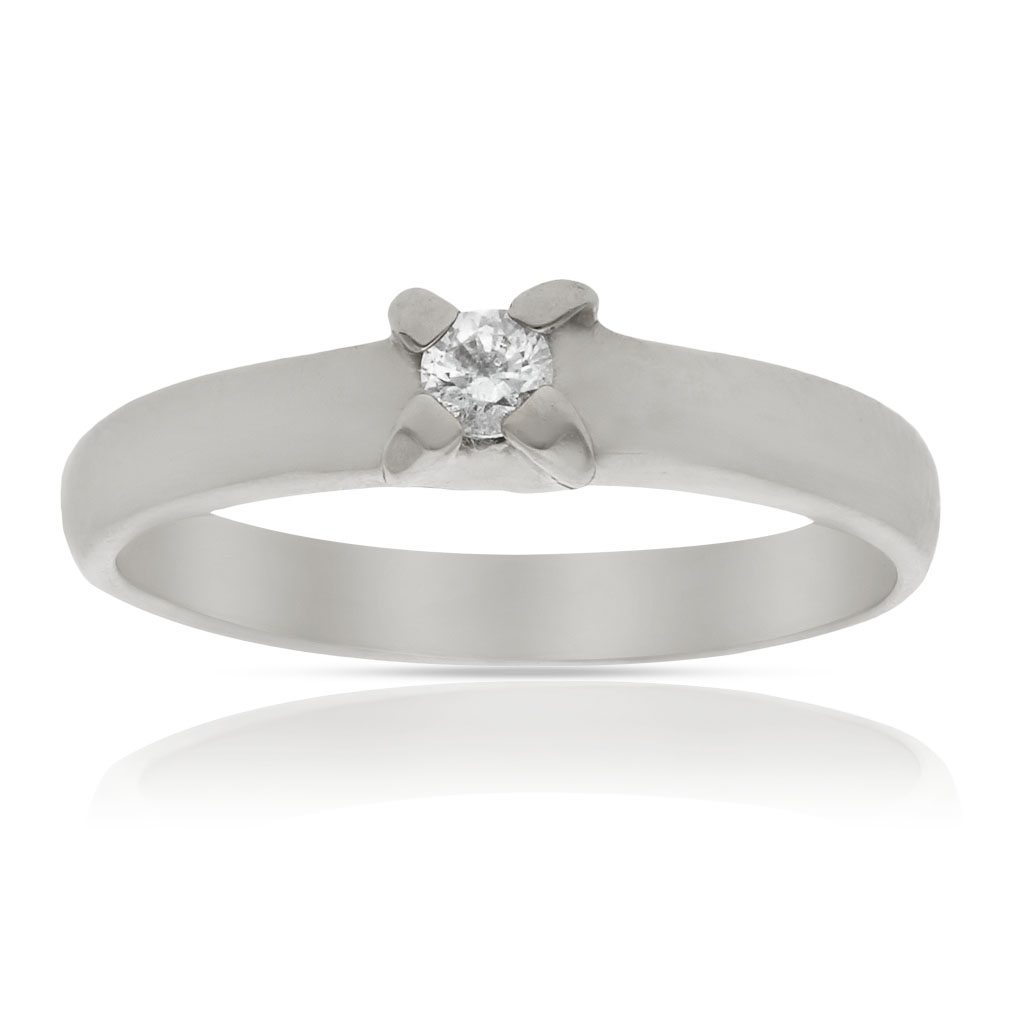 SORTIJA ORO BLANCO 18KL CIRCONITA