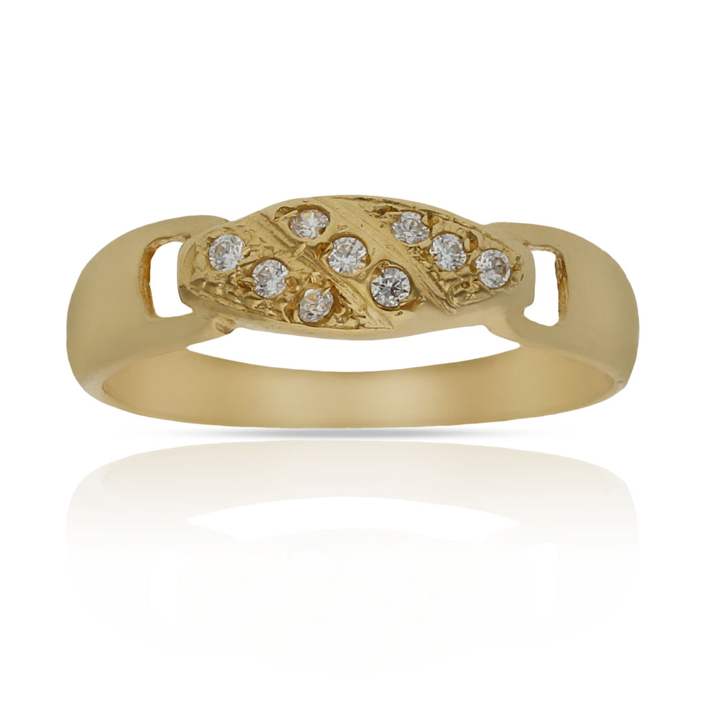 SORTIJA ORO 18KL CIRCONITAS