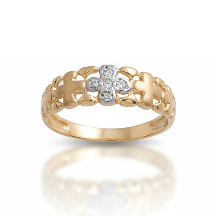 SORTIJA ORO 18KL CIRCONITAS